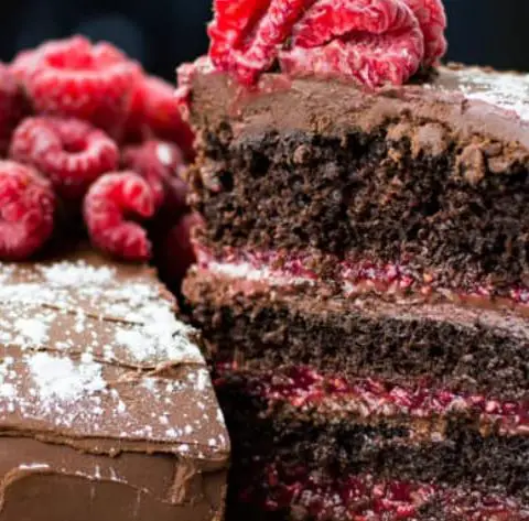 Jamie Oliver Chocolate and Raspberry Cake