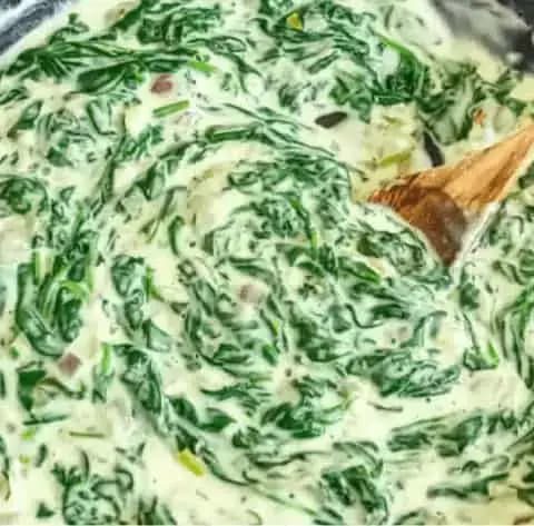 Jamie Oliver Creamed Spinach