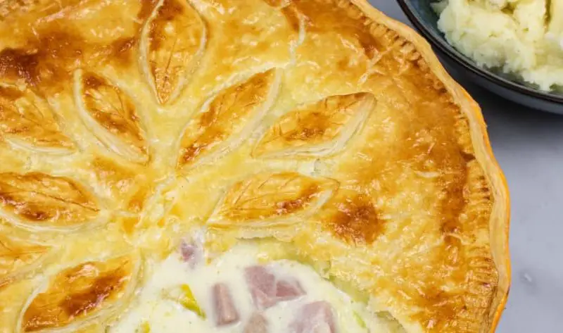 John Torode Chicken Leek and Mushroom Pie