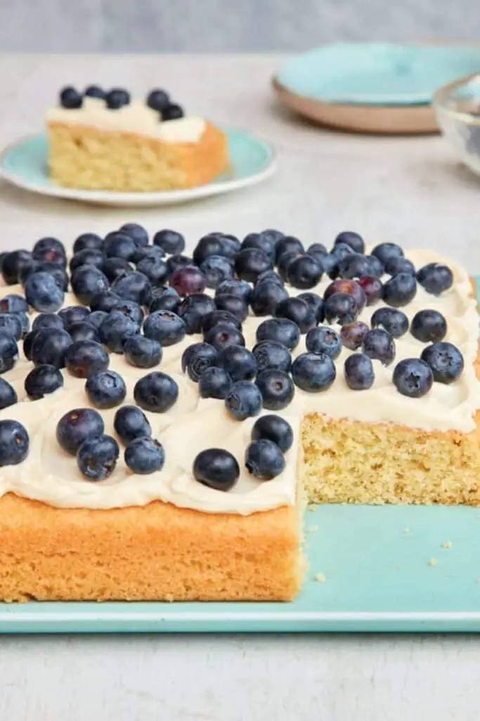 Mary Berry Blueberry Traybake recipe