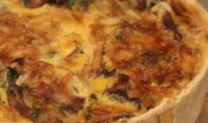 James Martin Mushroom Quiche