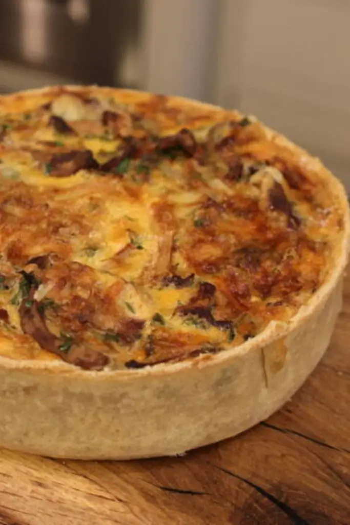 James Martin Mushroom Quiche recipe