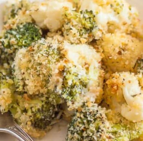 Jamie Oliver Cauliflower and Broccoli Casserole