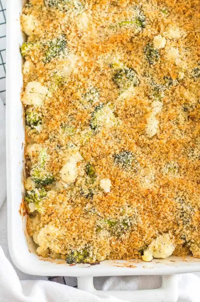 Jamie Oliver Cauliflower and Broccoli Casserole