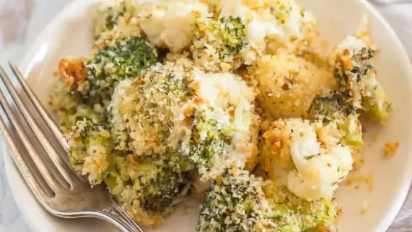 Jamie Oliver Cauliflower and Broccoli Casserole