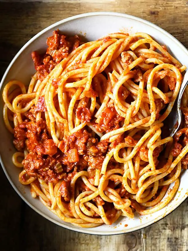 Jamie Oliver Spaghetti Bolognese