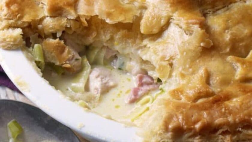 Jamie Oliver Turkey and Ham Pie