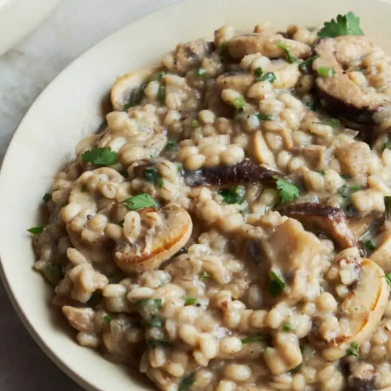 Jamie Oliver Mushroom Pearl Barley Risotto