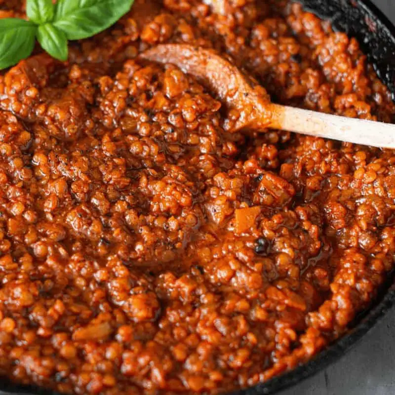 Jamie Oliver Bolognese with Lentils