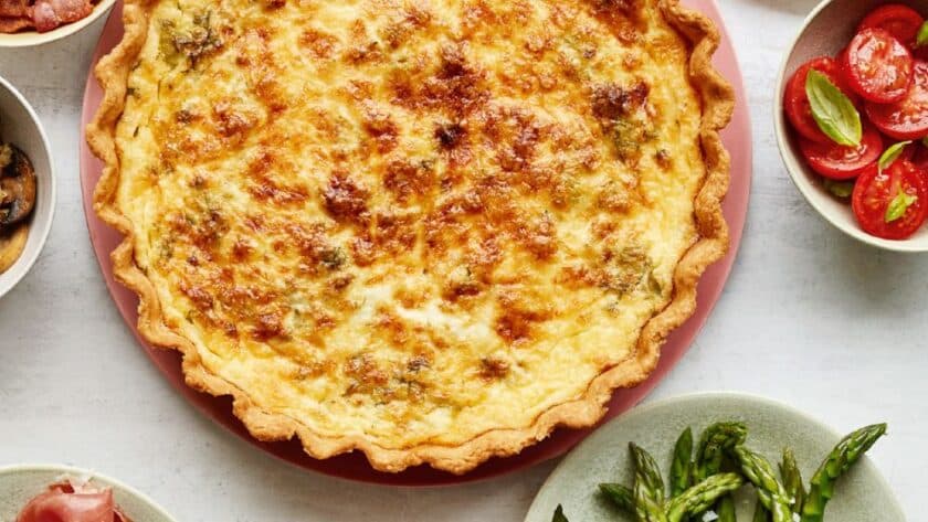 Mary Berry Leek and Stilton Quiche