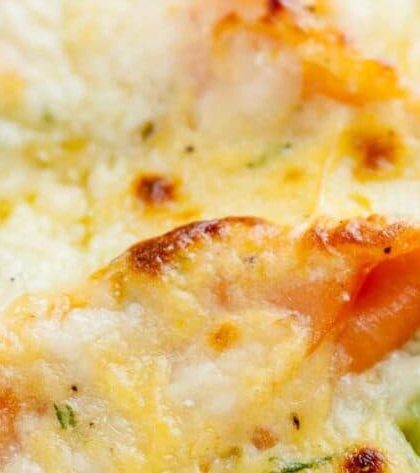 Leeks in Cheese Sauce