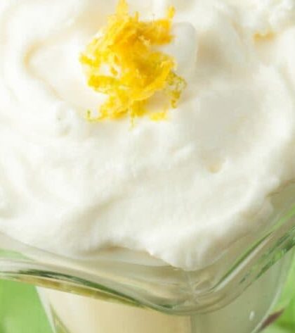 Mary Berry Lemon Syllabub
