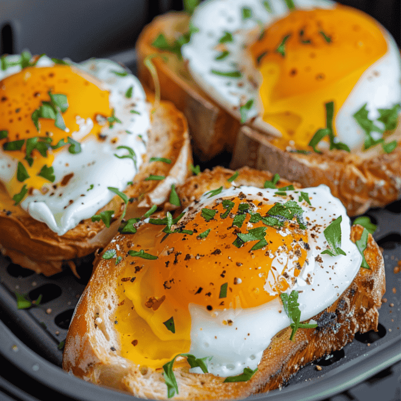 Air Fryer Poached Eggs