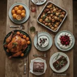 Jamie Oliver-inspired Christmas recipes including roast turkey, crispy potatoes, Wellington and desserts