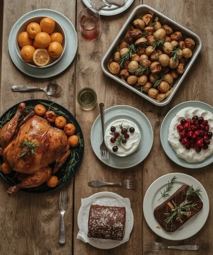 Jamie Oliver-inspired Christmas recipes including roast turkey, crispy potatoes, Wellington and desserts
