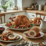 Christmas Day turkey recipes including a whole roast turkey, stuffed turkey breast and turkey Wellington
