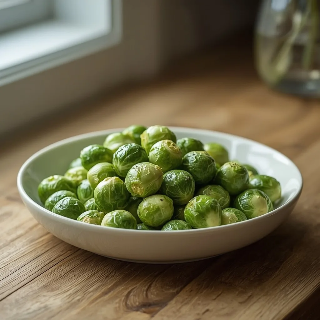 Quick buttered Brussels sprouts with lemon